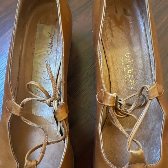 Vintage Leather Mary Jane | Handcrafted in Italy fit like a 9 - Picture 2 of 6